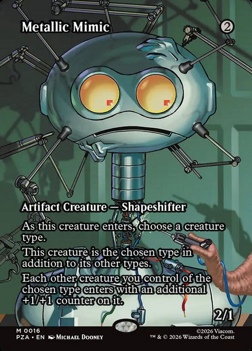 Metallic Mimic - Borderless - Full Art - Inverted