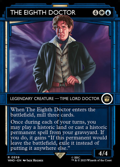 The Eighth Doctor - Borderless - Inverted - Legendary - Showcase (Foil)