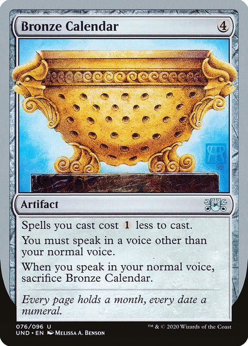 Bronze Calendar