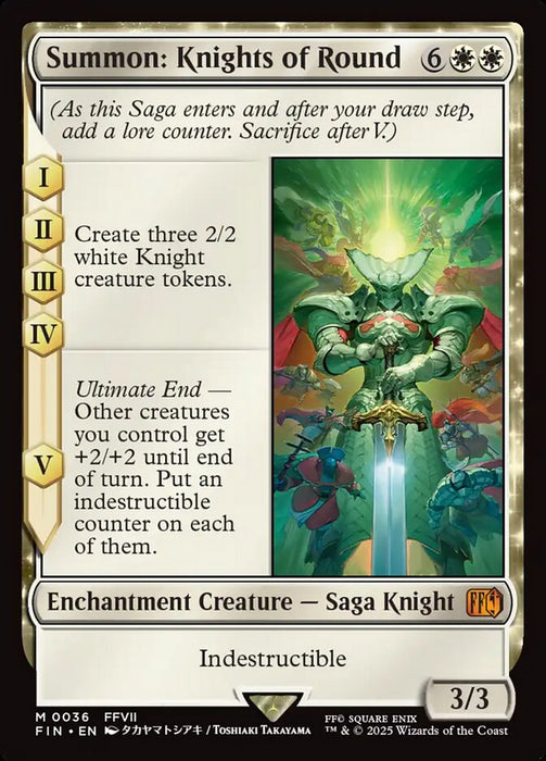 Summon: Knights of Round - Enchantment (Foil)