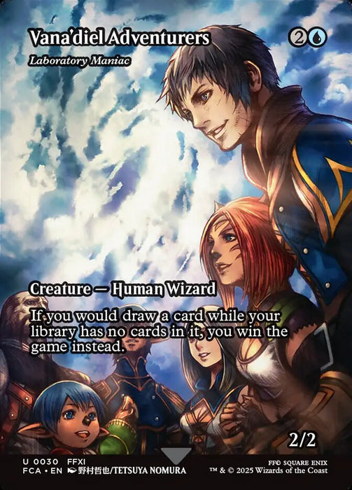 Vana'diel Adventurers - Laboratory Maniac - Borderless - Full Art - Inverted (Foil)