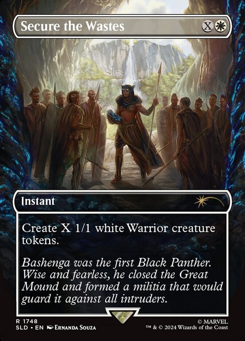 Secure the Wastes - Borderless - Full Art - Inverted (Foil)