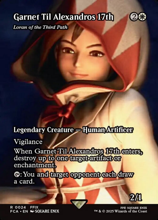 Garnet Til Alexandros 17th - Loran of the Third Path - Borderless - Full Art - Legendary - Inverted