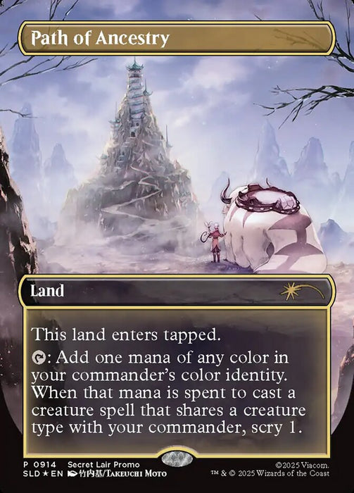 Path of Ancestry - Borderless - Full Art - Inverted (Foil)