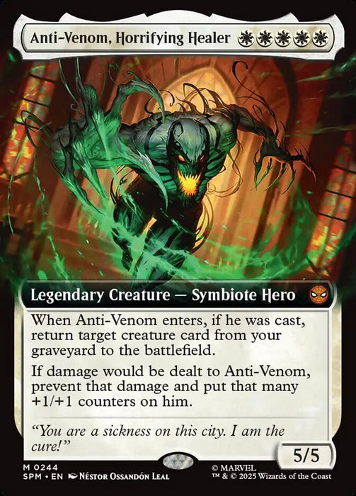 Anti-Venom, Horrifying Healer - Extended Art - Legendary
