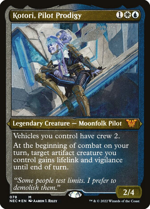 Kotori, Pilot Prodigy - Etched - Inverted - Legendary - Etched (Foil)