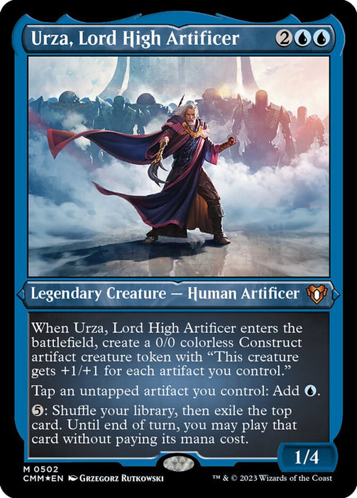 Urza, Lord High Artificer - Etched - Inverted - Legendary - Etched (Foil)