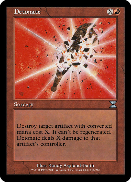 Detonate - Retro Frame (Foil)