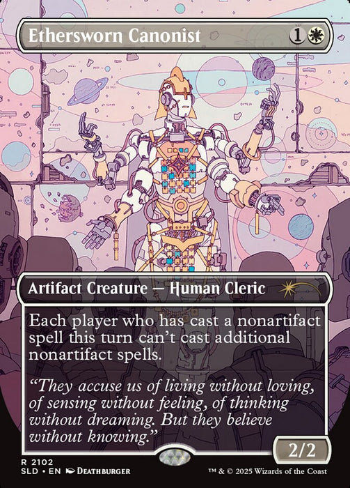 Ethersworn Canonist - Borderless - Full Art - Inverted