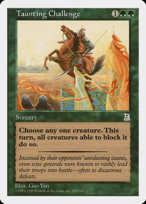 Taunting Challenge
