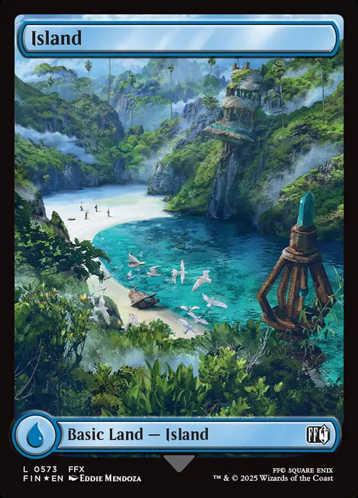 Island - Full Art - Surge Foil (Foil)