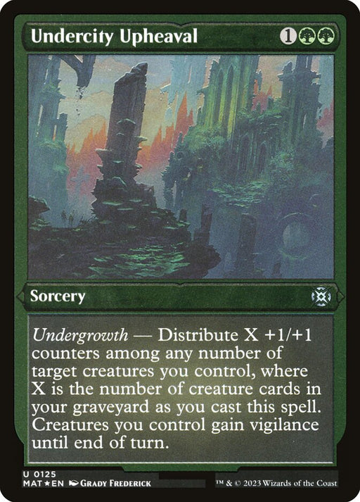 Undercity Upheaval - Etched - Inverted - Etched (Foil)