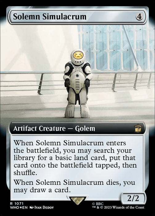 Solemn Simulacrum - Extended Art - Surge Foil (Foil)
