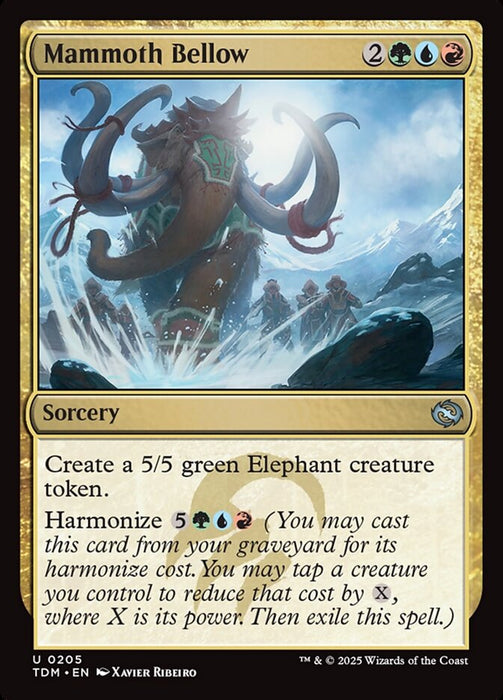 Mammoth Bellow (Foil)