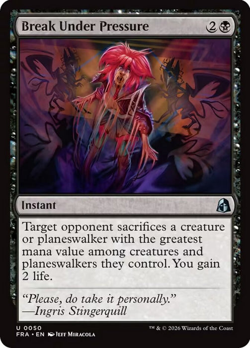 Break Under Pressure (Foil)