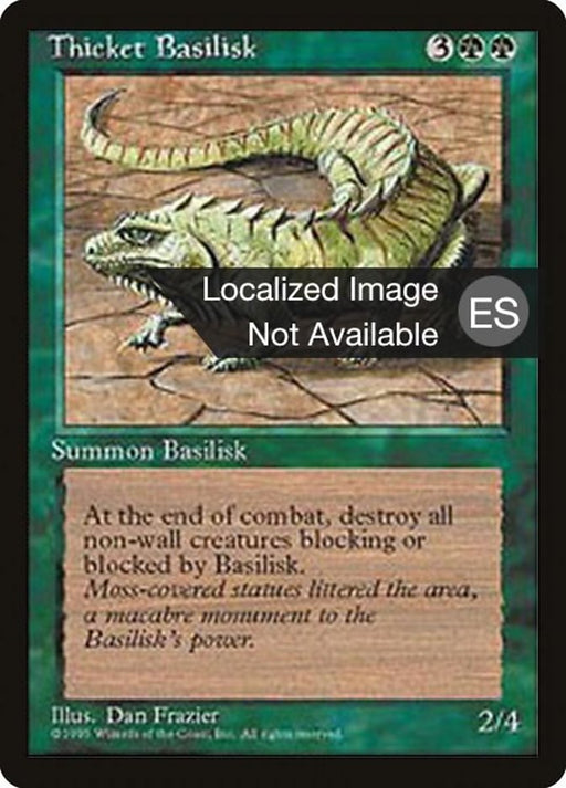 Basilisco de maleza - Thicket Basilisk