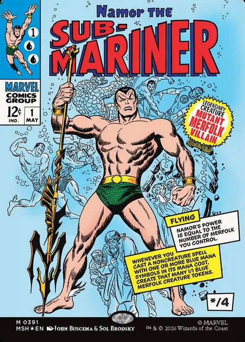 Namor the Sub-Mariner - Legendary - Showcase