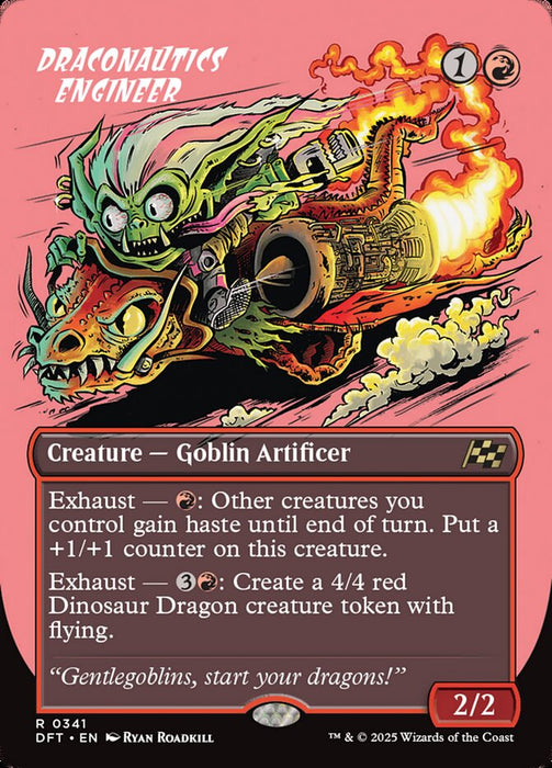 Draconautics Engineer - Borderless - Inverted (Foil)
