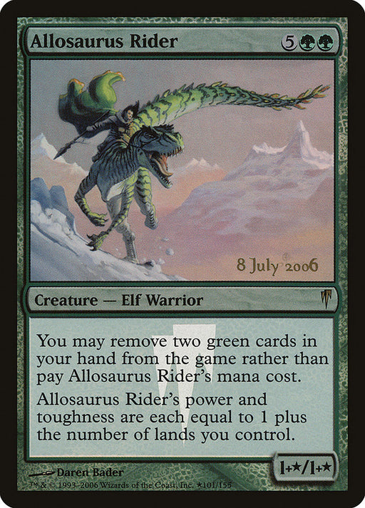 Allosaurus Rider (Foil)