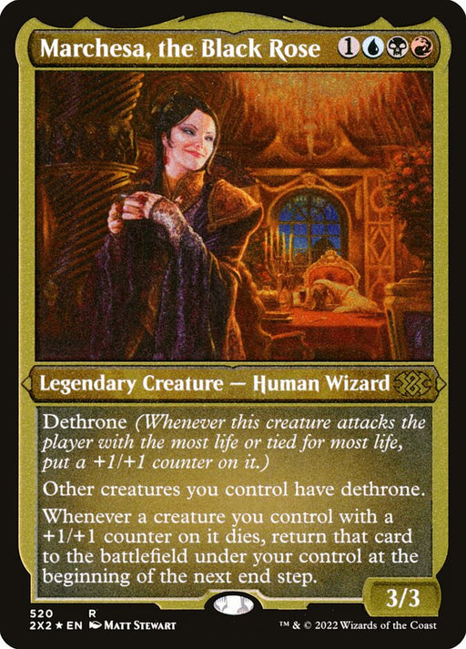 Marchesa, the Black Rose - Etched - Inverted - Legendary - Etched (Foil)