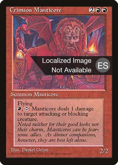 Mantícora carmesí - Crimson Manticore