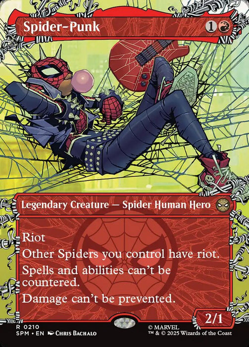 Spider-Punk - Borderless - Full Art - Fullart - Inverted - Legendary - Showcase (Foil)