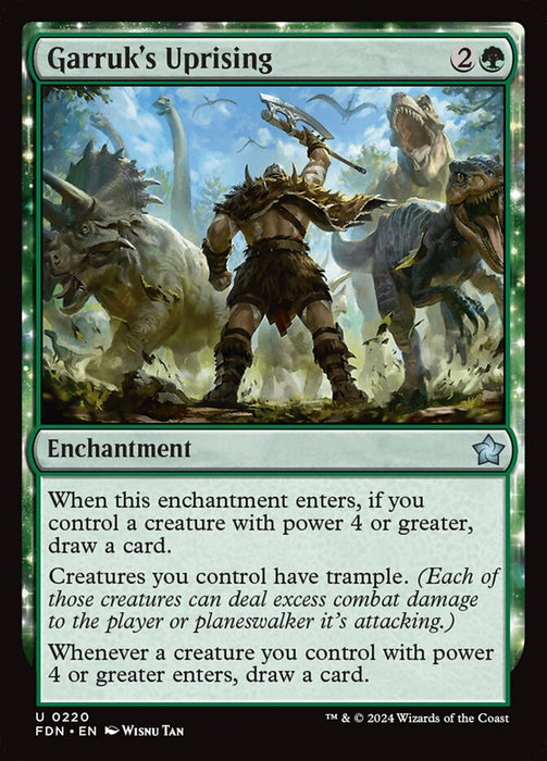 Garruk's Uprising - Enchantment (Foil)