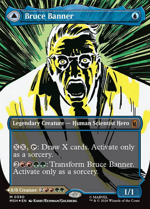 Bruce Banner // The Incredible Hulk - Inverted - Legendary - Showcase (Foil)