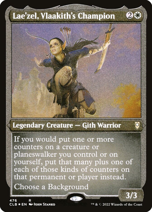 Lae'zel, Vlaakith's Champion - Etched - Inverted - Legendary - Etched (Foil)