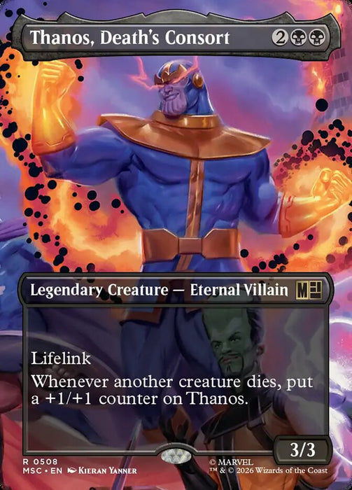 Thanos, Death's Consort - Borderless - Inverted - Legendary