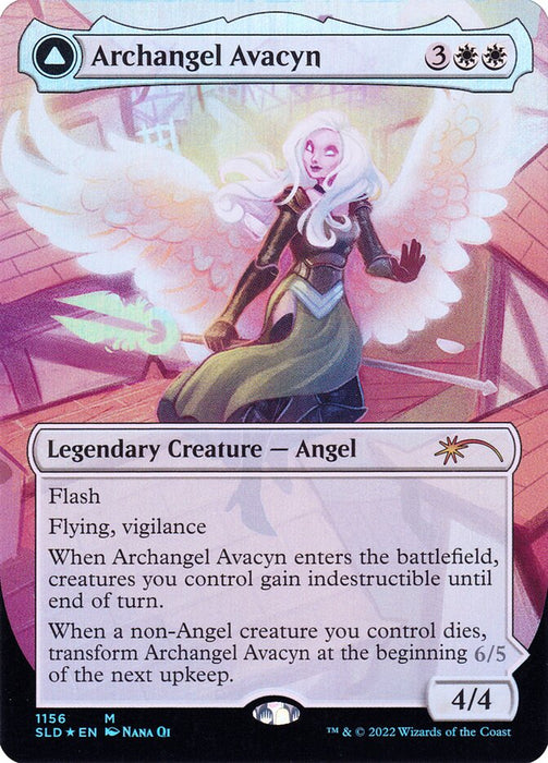 Archangel Avacyn // Avacyn, the Purifier - Borderless - Full Art - Legendary (Foil)