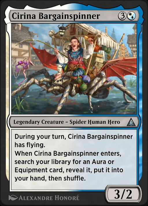 Cirina Bargainspinner - Sun-Spider, Nimble Webber - Legendary