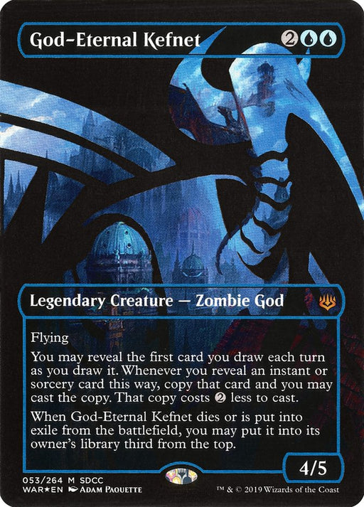 God-Eternal Kefnet - Borderless - Full Art - Inverted - Legendary