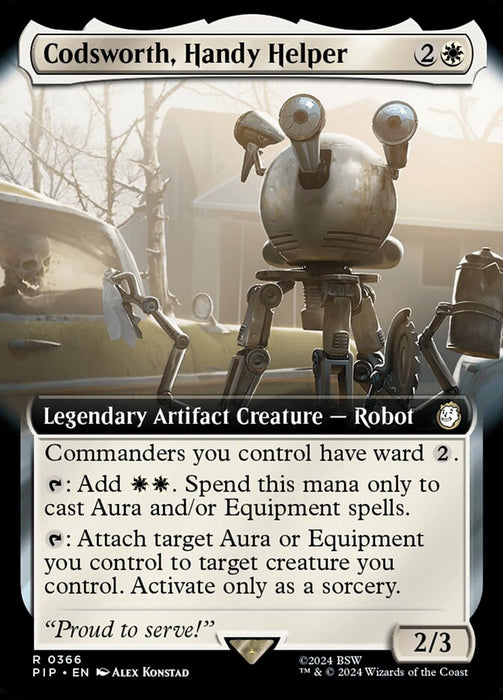 Codsworth, Handy Helper - Extended Art - Legendary (Foil)