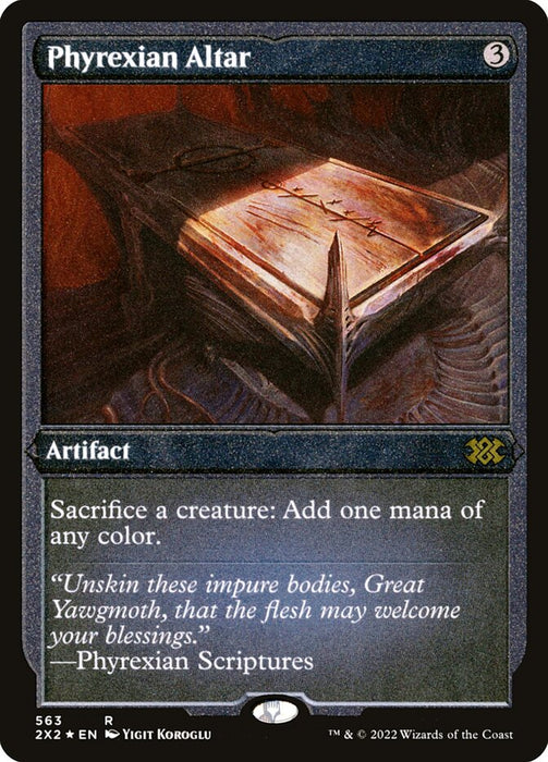 Phyrexian Altar - Etched - Inverted - Etched (Foil)