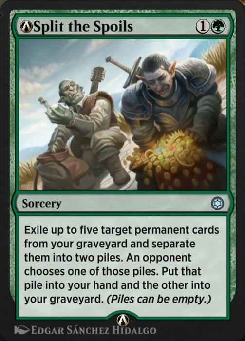 A-Split the Spoils