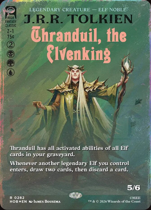 Thranduil, the Elvenking - Borderless - Surge Foil (Foil)