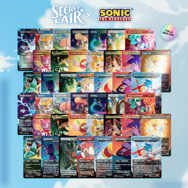 Secret Lair x Sonic: Complete Collection Bundle - Non-Foil & Foil