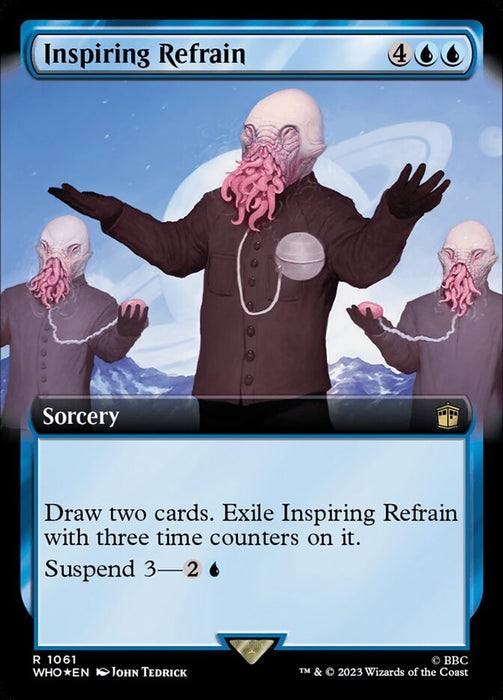 Inspiring Refrain - Extended Art - Surge Foil (Foil)