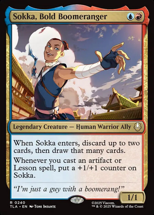 Sokka, Bold Boomeranger - Legendary