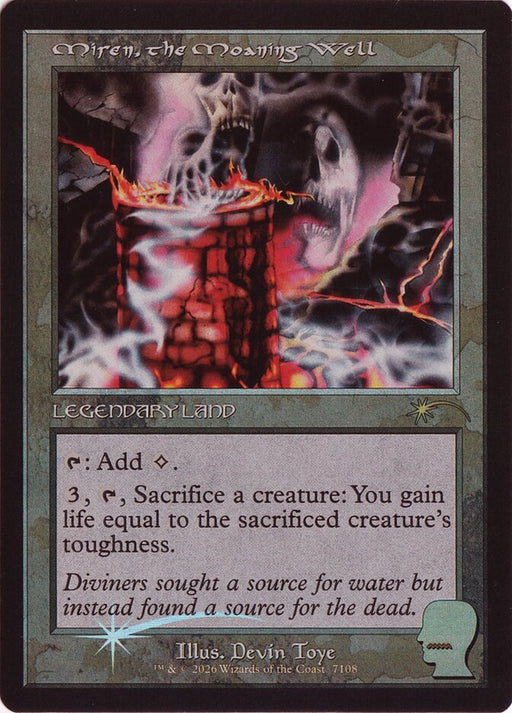 Miren, the Moaning Well - Retro Frame (Foil)