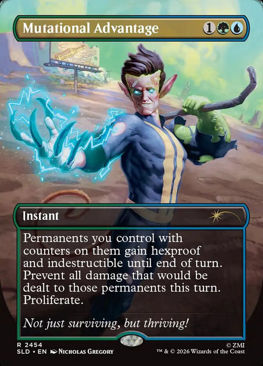 Mutational Advantage - Borderless - Full Art - Inverted (Foil)