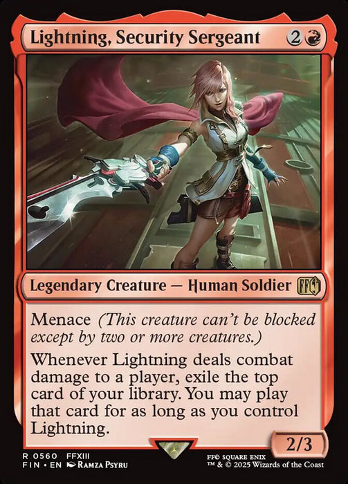 Lightning, Security Sergeant - Legendary
