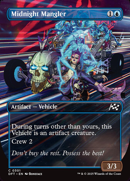 Midnight Mangler - Borderless - Inverted