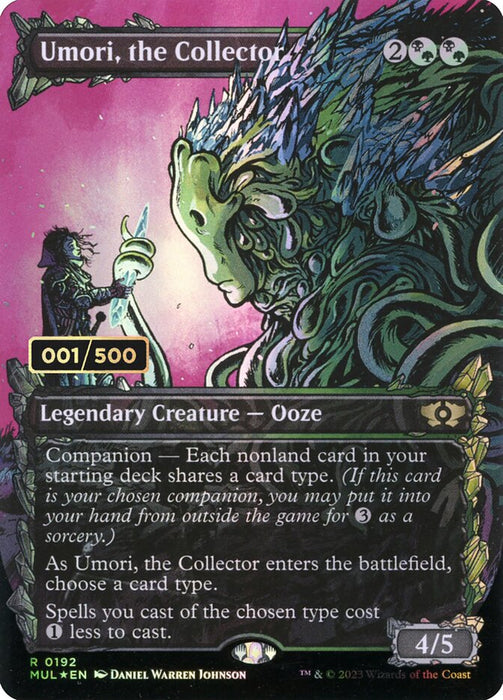 Umori, the Collector - Borderless - Full Art - Inverted - Legendary - Showcase (Foil)