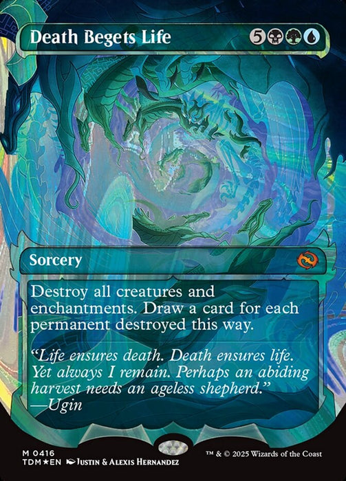 Death Begets Life - Full Art - Showcase - Inverted (Foil)