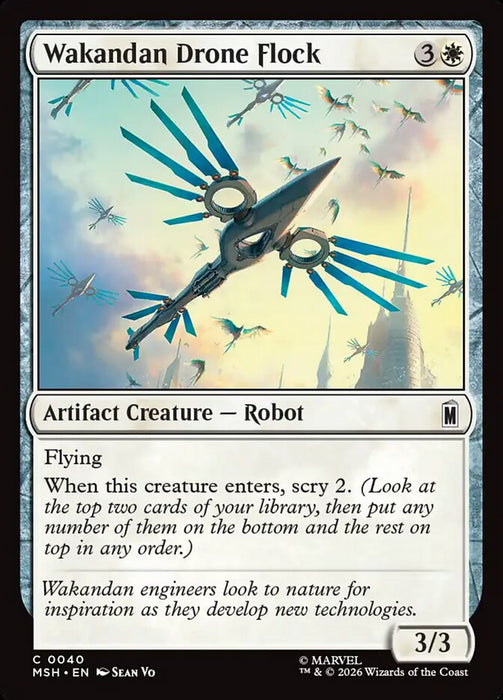 Wakandan Drone Flock (Foil)