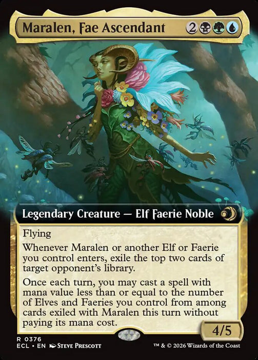 Maralen, Fae Ascendant - Extended Art - Legendary