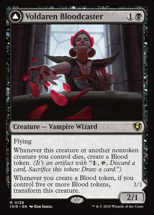 Voldaren Bloodcaster // Bloodbat Summoner (Foil)
