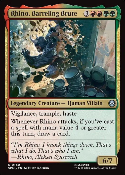 Rhino, Barreling Brute - Legendary (Foil)